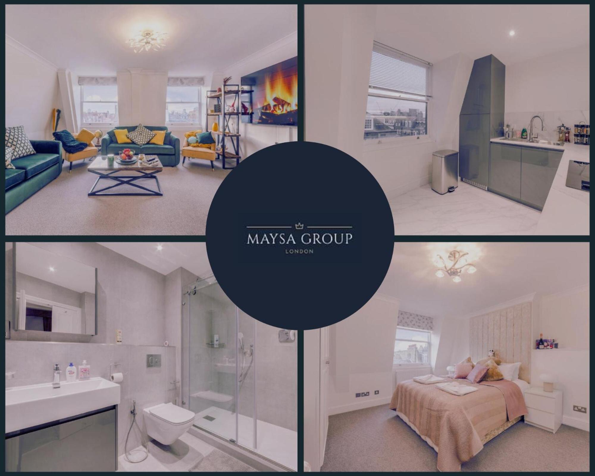 City Chic 3 Bedroom 2 Bathroom Luxury Living 7Hs Лондон Экстерьер фото
